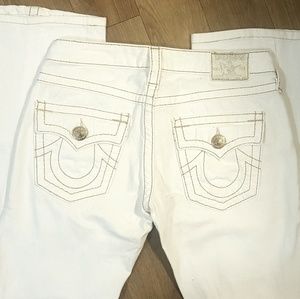Women's True Religion Jeans Size 28 All White
